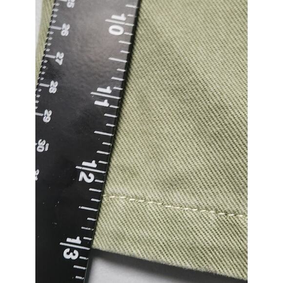 Zara Mini Skirt Kids 13-14 NWOT Olive/Green Denim - Picture 8 of 11